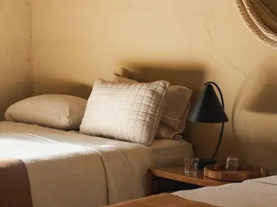 Cama o camas de una habitación en Casa en el Centro a 1 Cuadra del Malecón y el Mar