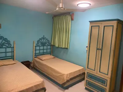 Cama o camas de una habitación en Apartamento del mar