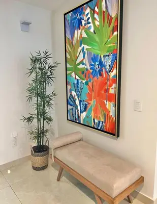Plano de Luxury apartment with an ocean view - Golden Zone -