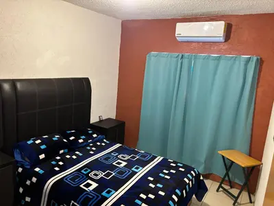 Cama o camas de una habitación en Casita Blue al norte