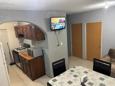 Una cocina o zona de cocina en Casita Blue al norte