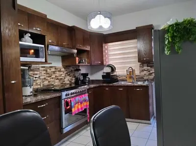 Una cocina o zona de cocina en GRANJAS s