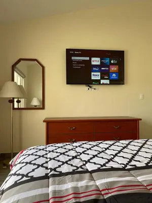 Cama o camas de una habitación en Hermosa casa entera cerca de la Presa del Rejón