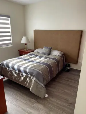 Cama o camas de una habitación en Hermosa casa entera cerca de la Presa del Rejón