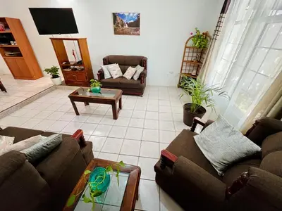Zona de estar de Residencia en Villa Juarez, Chihuahua