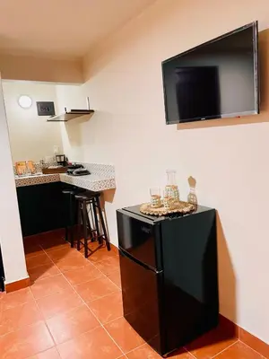 Una cocina o zona de cocina en Posada Los Olivos