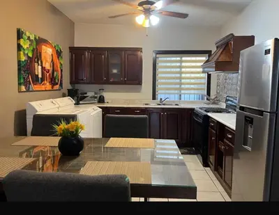 Una cocina o zona de cocina en Departamento Residencial Campestre