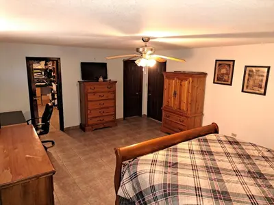Cama o camas de una habitación en Casa en Huepac