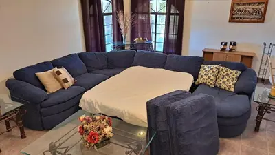 Zona de estar de Casa en Huepac