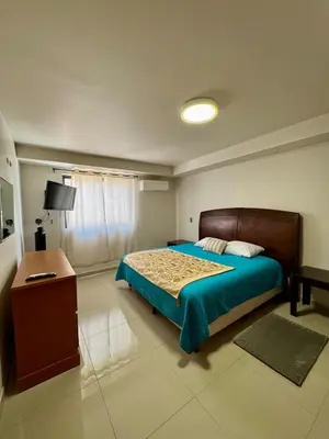 Cama o camas de una habitación en Mina la Prieta 2 Apartment