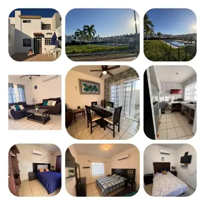 Zona de estar de Privada San Fernando