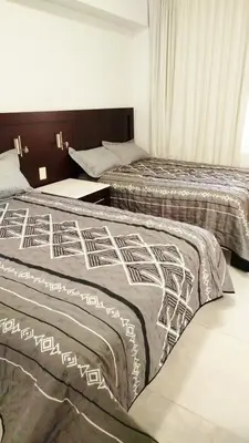 Cama o camas de una habitación en Park Royal Depto de Lujo Frente Playa