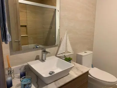 Un baño de New and luxurious apartment in Mazatlan best zone