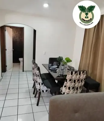 Zona de estar de Departamentos Torre D Mazatlán