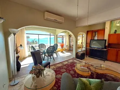 Zona de estar de Villa Hermosa Ocean View 2 Bed