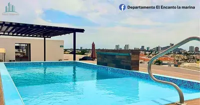 Piscina en o cerca de Departamento Marina Mazatlán