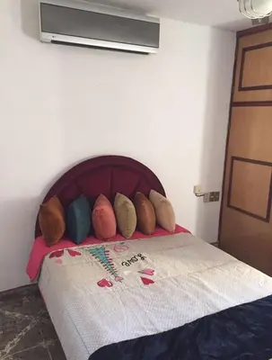 Cama o camas de una habitación en Casa playa sur