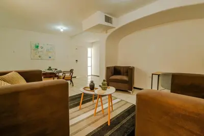 Zona de estar de Casa Aby céntrica y familiar
