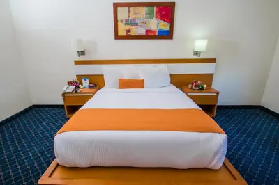 Cama o camas de una habitación en Sleep Inn Monclova