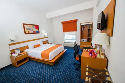 Cama o camas de una habitación en Sleep Inn Monclova