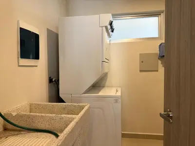 Un baño de Departamento moderno a pie de playa