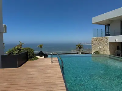 Piscina en o cerca de Departamento moderno a pie de playa