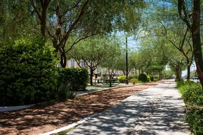 Jardín al aire libre en Departamento Palo Verde