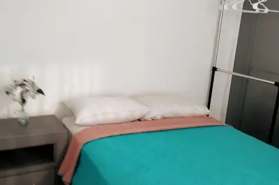 Cama o camas de una habitación en Depa 22 Loft Acceso Directo en Torre Belén