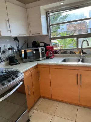 Una cocina o zona de cocina en Casa completa, Zona note tsm, 3 dormitorios, 1 baño completo y medio, asador y jardín