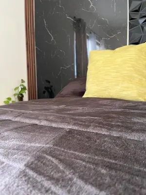Cama o camas de una habitación en Casa completa, Zona note tsm, 3 dormitorios, 1 baño completo y medio, asador y jardín