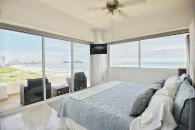 Cama o camas de una habitación en Quintas del Mar II