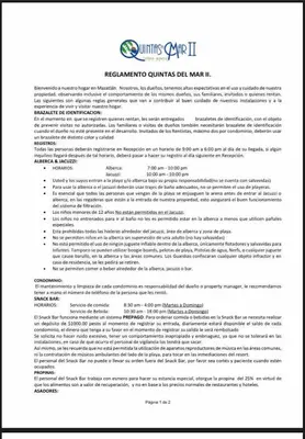 Plano de Quintas del Mar II