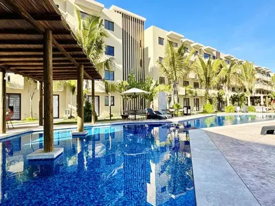 Piscina en o cerca de Depa en Cerritos OCEANNA 423 AB - Frente Acceso a Playa