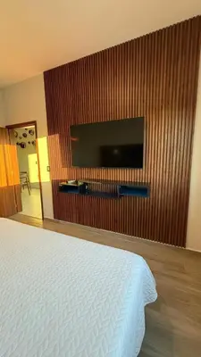 Una televisión o centro de entretenimiento en Departamento Punta del Sol