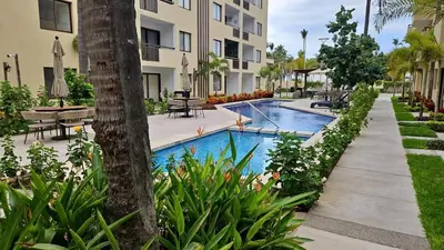 Piscina en o cerca de Mazatlan Executive Apartment