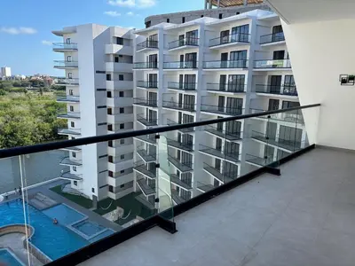 Piscina en o cerca de Departamento con alberca en Mazatlán