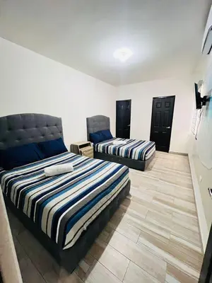 Cama o camas de una habitación en Charming San Carlos BB with Private Pool BBQ