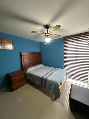 Cama o camas de una habitación en Departamento a 3 calles del malecon