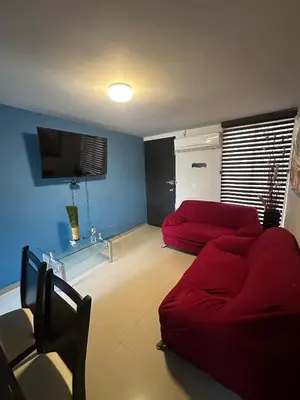 Cama o camas de una habitación en Departamento a 3 calles del malecon