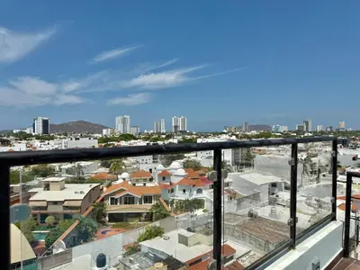 Vista general de Mazatlán o vista desde el apartamento