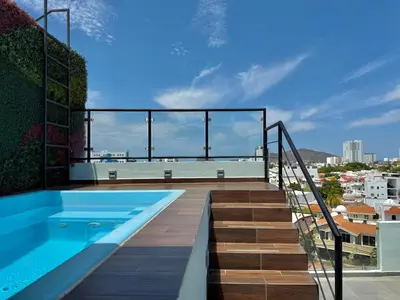 Piscina en o cerca de Apartment Close to the Beach with Pool