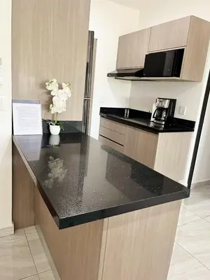 Una cocina o zona de cocina en Marina Cerritos - Blanco Celeste - 5 Albercas