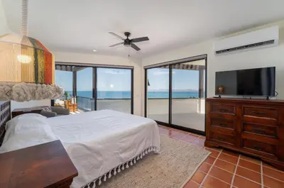Cama o camas de una habitación en Casa Bella Vista