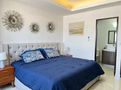 Cama o camas de una habitación en MALECON LUXURY View! Mazatlán Sunset View