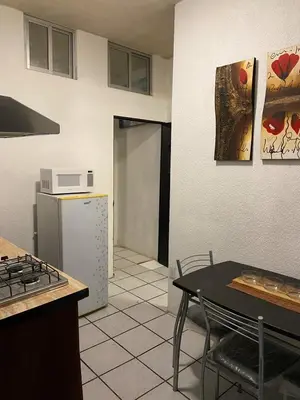 Una cocina o zona de cocina en Centro Histórico Olas Altas