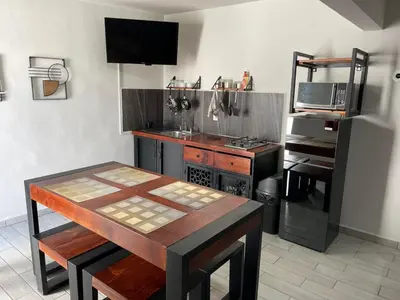 Una cocina o zona de cocina en Loft centrito