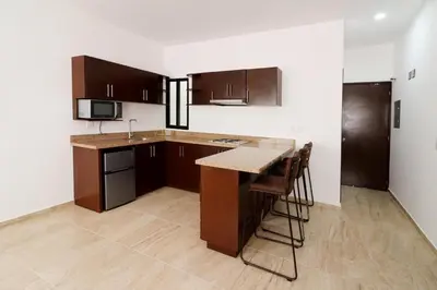 Una cocina o zona de cocina en Apartamento reginas a unos pasos del malecón 4