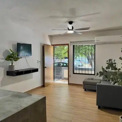 Loft One Street from the Beach