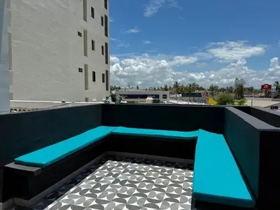 Plano de Encantador loft cerca de la playa
