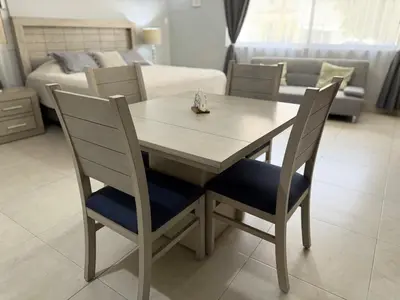 Cama o camas de una habitación en Loft a 6 minutos de la Playa
